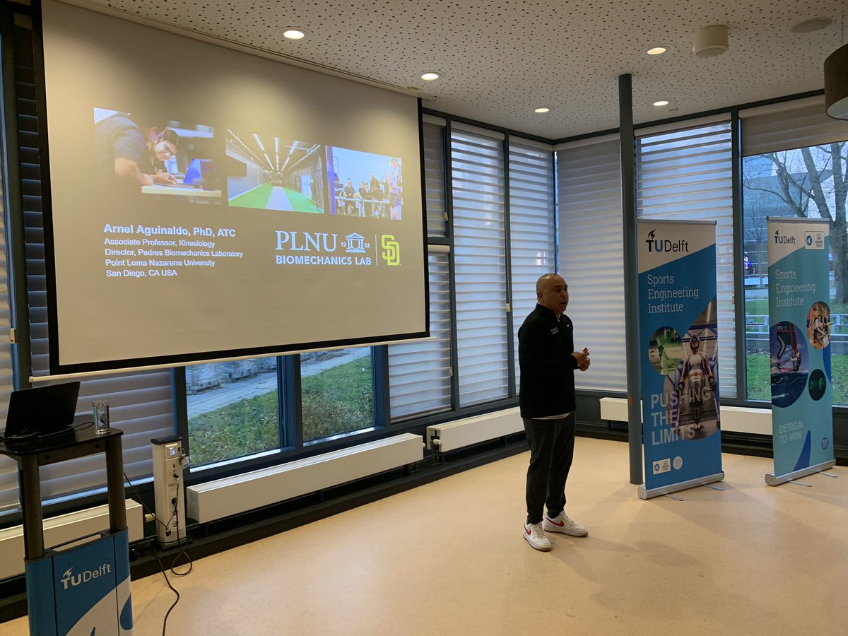 Great keynote of <a href="/Arnel_Aguinaldo/">Arnel Aguinaldo</a> at the sports engineering institute 😃 <a href="/TUDSportsEng/">Sports Engineering</a>