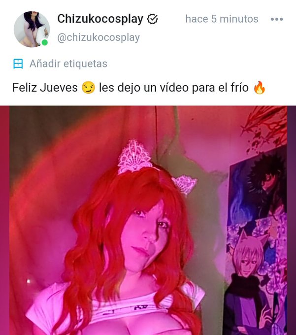 Holi acabo de subir videito a Of para que se les quite el fr&iacute;o 🔥 https://t.co/gQqSrVBW1c  #FelizJueves<a href="/tag/hot"class="tags"><span>#hot</span></a><a href="/tag/felizjueves"class="tags"><span>#felizjueves</span></a><a href="/tag/waifu"class="tags"><span>#waifu</span></a><a href="/tag/onlyfans_girl"class="tags"><span>#onlyfans_girl</span></a>