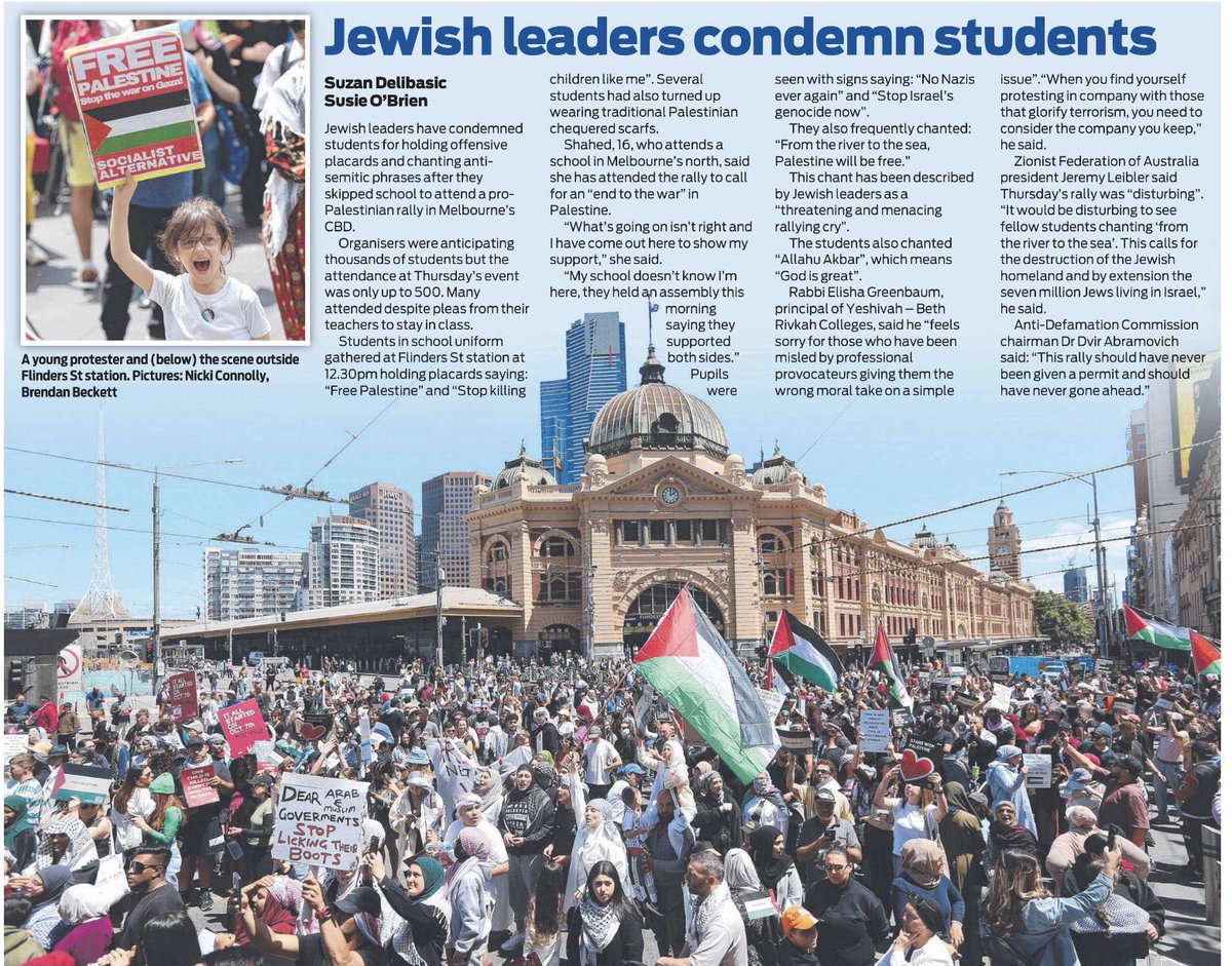 These Are Nothing More Than HAMAS Inspired Hate Rallies Condoned by Labor & Greens Days off school are the bait for young minds to be indoctrinated & manipulated. In reality, these are recruitment drives for Labor & Greens Communist operatives like Adam Bandt & Albo. #Auspol