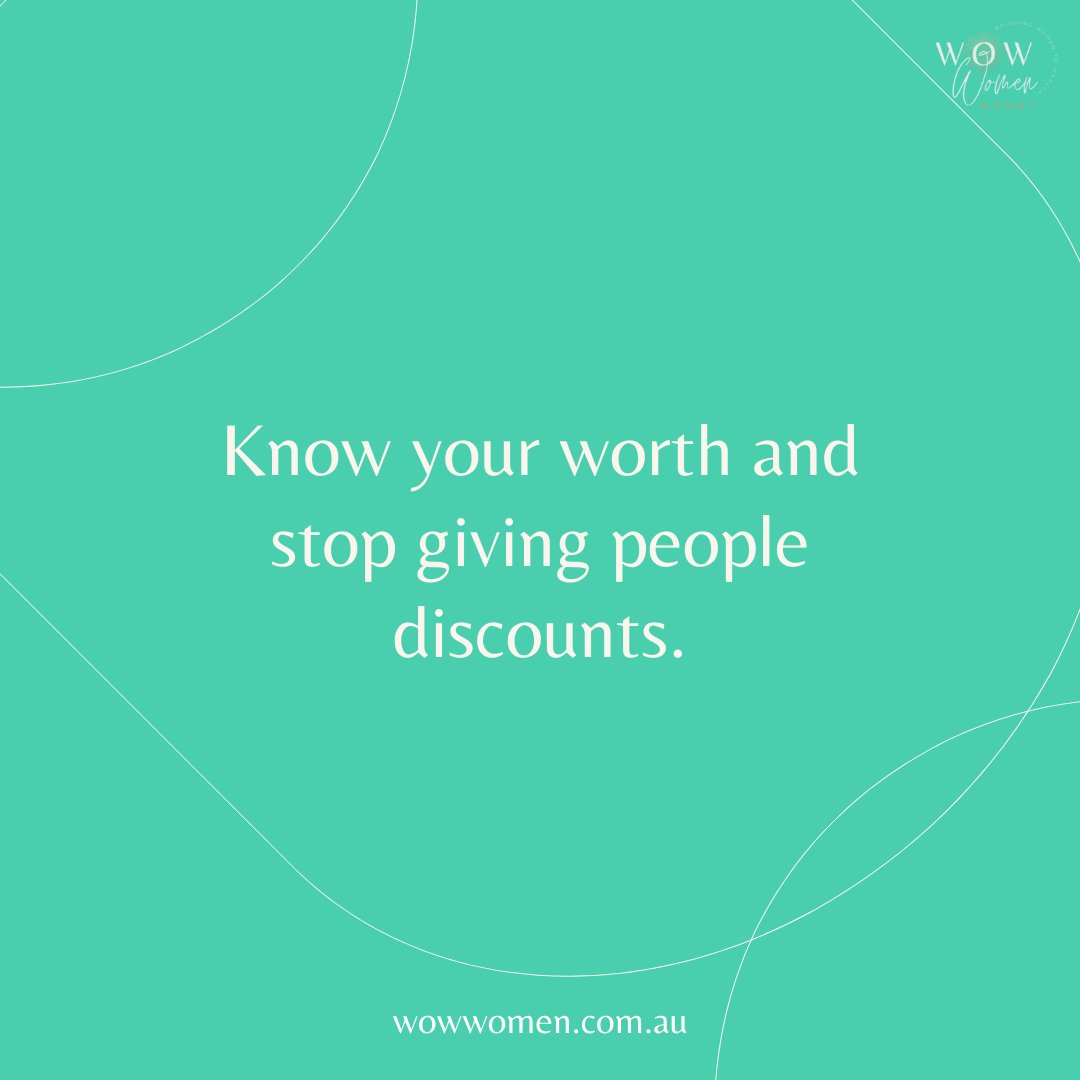 Understanding your worth empowers you to stand tall, set boundaries, and command the respect you deserve.

#inspirationalfriday #selfempowerment #valueyourself #nomorediscounts #selfworthmatters #embraceyourpotential #boundariesmatter #confidenceboost #successmindset