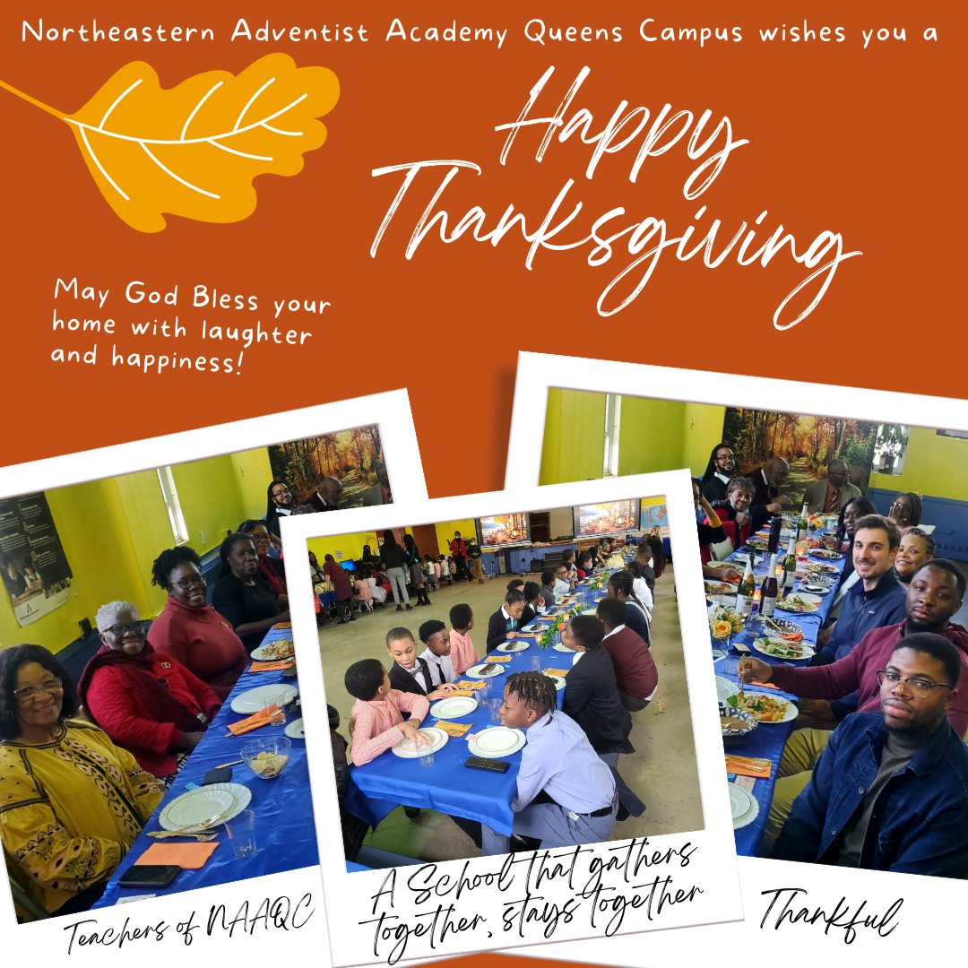 Lsdaschool's tweet photo. Happy Thanksgiving to everyone from the NAA Queens Campus Family! https://t.co/NY6Xkqln2e