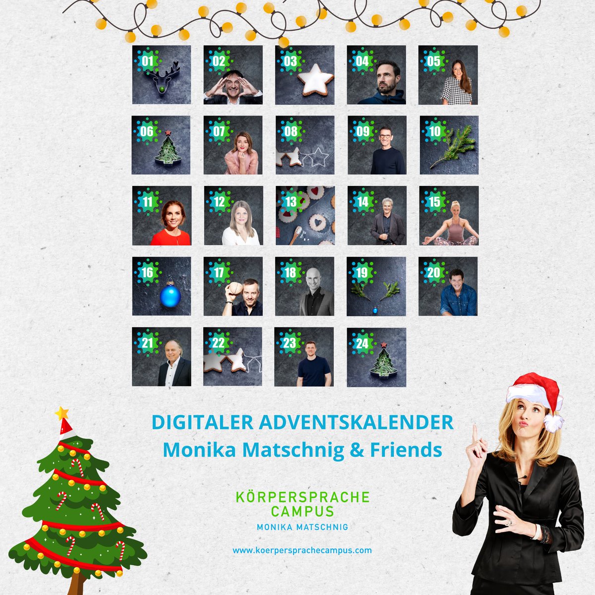 matschnig's tweet photo. 🌟 Geschenk für dich: Entdecke die Magie der Vorweihnachtszeit mit dem Digitalen #Adventskalender 𝐌𝐨𝐧𝐢𝐤𝐚 𝐌𝐚𝐭𝐬𝐜𝐡𝐧𝐢𝐠 &amp; 𝐅𝐫𝐢𝐞𝐧𝐝𝐬! 🎅🎄

Freue dich auf täglich neue #Videos mit inspirierenden Inhalten! 

Kostenfreier Zugang: https://t.co/b3xVN2GVtb https://t.co/WL3FWP0scX