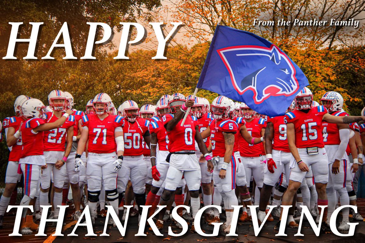 Happy Thanksgiving from the Hanover Football family!
