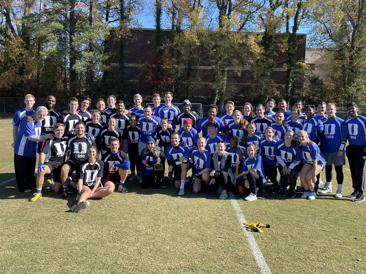 The 50th anniversary @IMResidencyDuke Turkey Bowl ends in a 21-21 tie! Best tradition of the best IM program in the country!