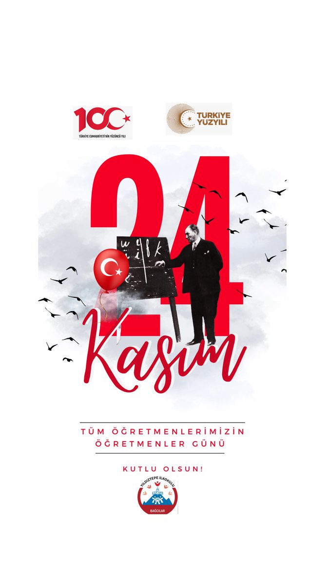 Çocuklarımızın yetişmesinde büyük rol oynayan, her türlü fedakarlığı gösteren sizlere çok borçluyuz. Öğretmenler Gününüz Kutlu Olsun #24kasimogretmenlergunu