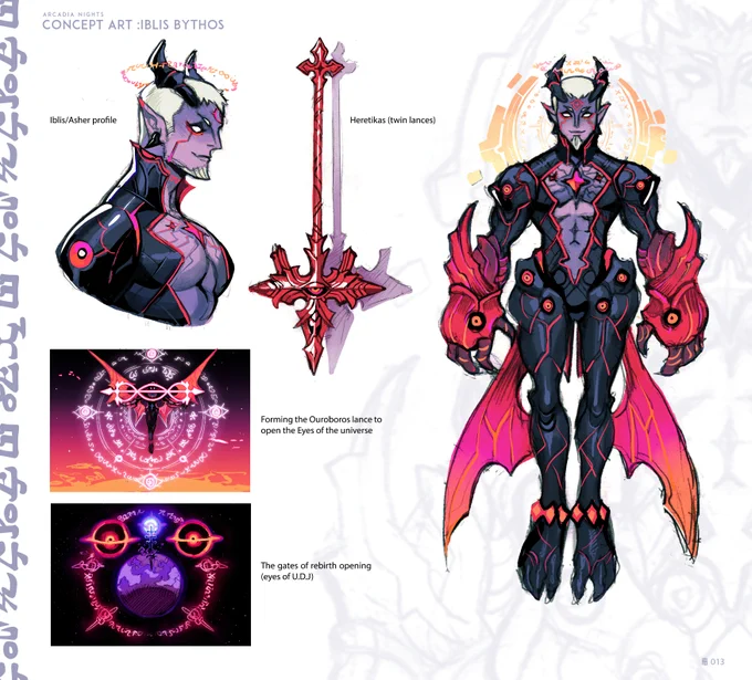 "I can be your Angle or yuor Devil" Arcadia  Asher's Α & Ω Bloom forms