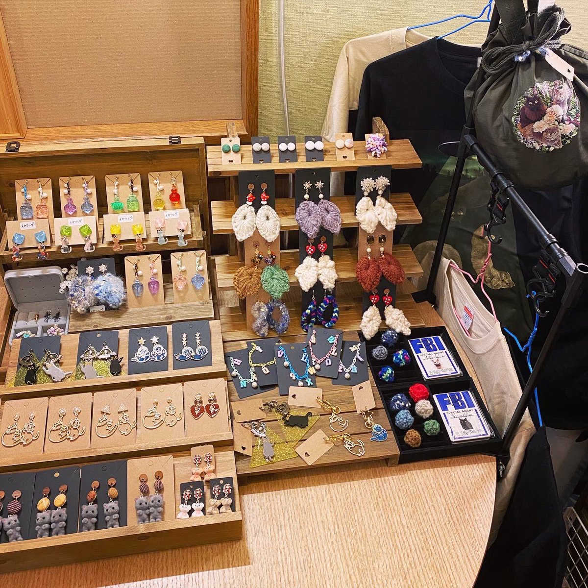 rajirrr's tweet photo. 【11/25（土）ハンドメイドマルシェin東京ドームシティ出店します】
11:00〜17:00
ラクーア　成城石井前のBエリア 2番ブース Another Levelさんと出店します
アクセサリー、Tシャツ、ビッグシルエットロングTシャツ、巾着バッグ、コンパクトミラーなど
#ハンドメイドマルシェ #ハンドメイド #ラクーア https://t.co/tggG5uosz1