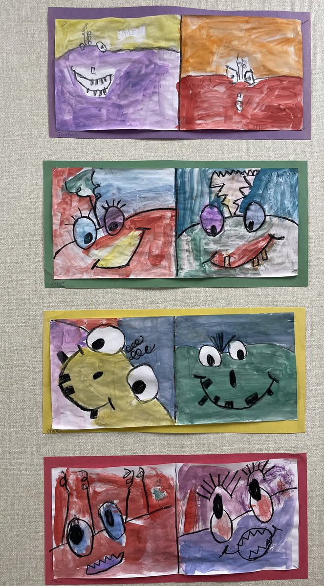 Vanderbrugghen's tweet photo. Colour Monsters! Learning about our emotions and creating art! https://t.co/oHmO5nlrw3