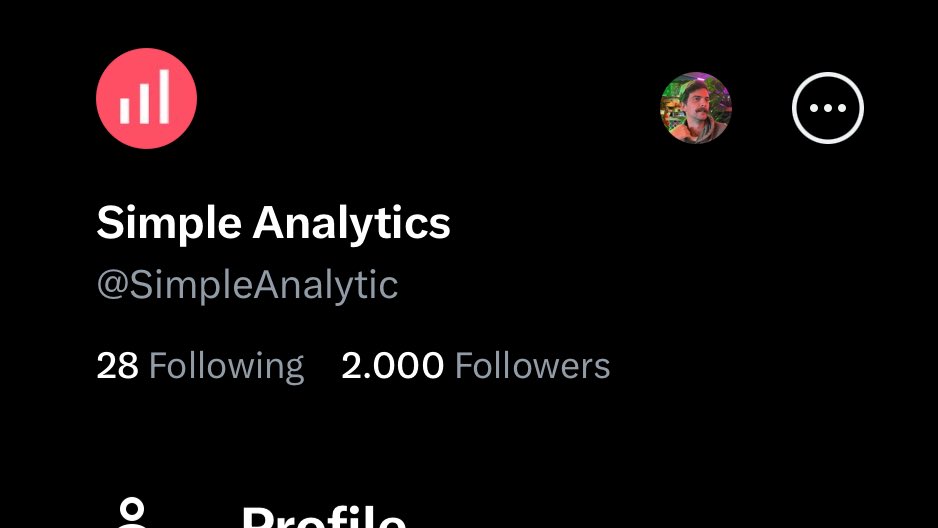 SimpleAnalytic's tweet image. Boom! 2000 followers on X!
Time for the next 1000.
Thanks everybody!