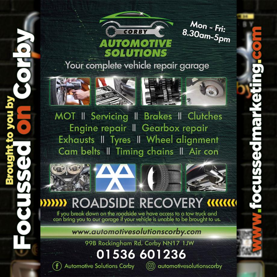 Barbwire_Design's tweet photo. Automotive Solutions Corby are your complete #Vehicle #Garage.
#MOT / #Service / #Repair / #Brakes / #Engines / #Clutches you name it, they can fix it.
Visit them on Rockingham road #Corby
#FocussedonCorby #LoveCorby #CommunityMagazine #savings #LocalInformation #CorbyRadio ... https://t.co/HfwNrsBdO9