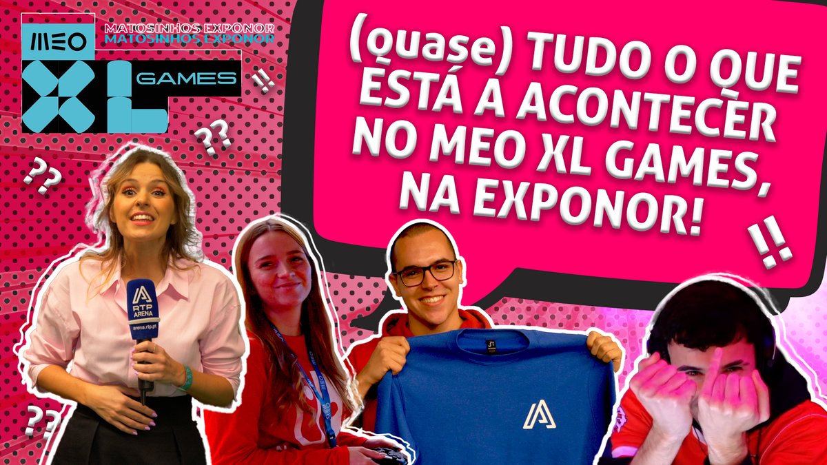 (Quase) tudo o que está a acontecer no @meoXLgames na Exponor, em Matosinhos, e, claro, GIVEAWAY! 🎁

Espreita o #F4KeReport:
👉 bit.ly/f4kereport163

#ESPORTSnaRTP