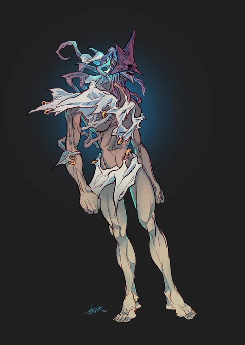 My interpretation of a character design of a client ! A very fun character to draw too !