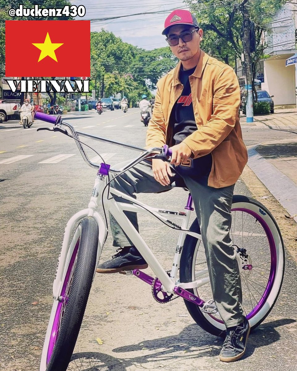 sebikes's tweet photo. Here’s a #monsterquad all the way in the streets of Vietnam! 🇻🇳 We can’t wait to travel to Vietnam next month to hang with our distributor @430.collective and ride with all the local riders! 🌏 #sebikes #seworldwide #sebikeslife #bmxlife https://t.co/1ndEpT49ZC