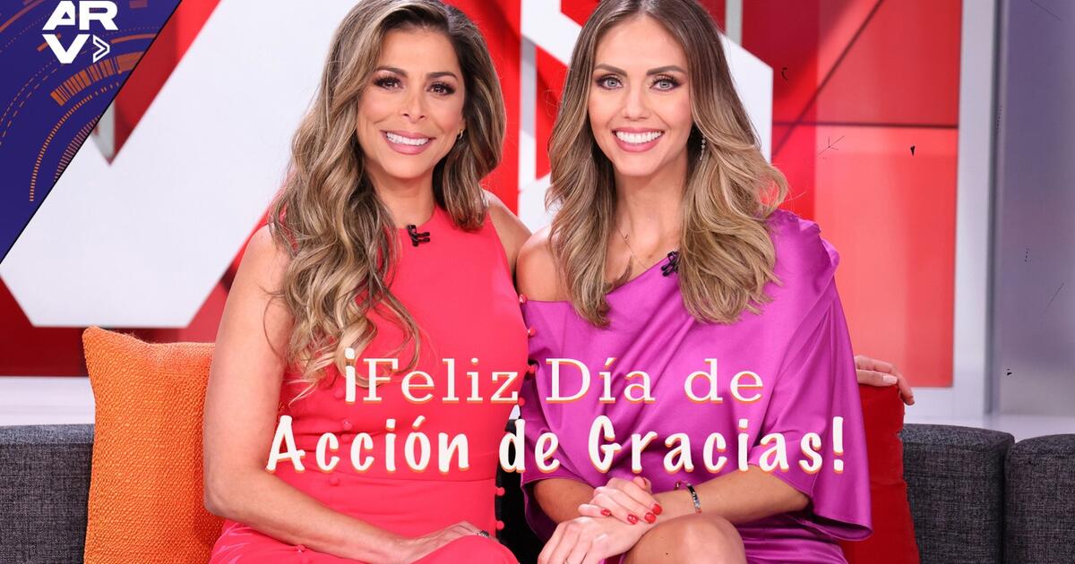 AlRojoVivo's tweet photo. ¿Qué agradeces el Día de Acción de Gracias? Jessica Carrillo y Lourdes Stephen comparten mensajes de gratitud.
EN VIDEO https://t.co/zaQW7A11l6 #thanksgiving #jessicacarrillo #lourdestephen #diadeacciondegracias https://t.co/M25b7vCLdS