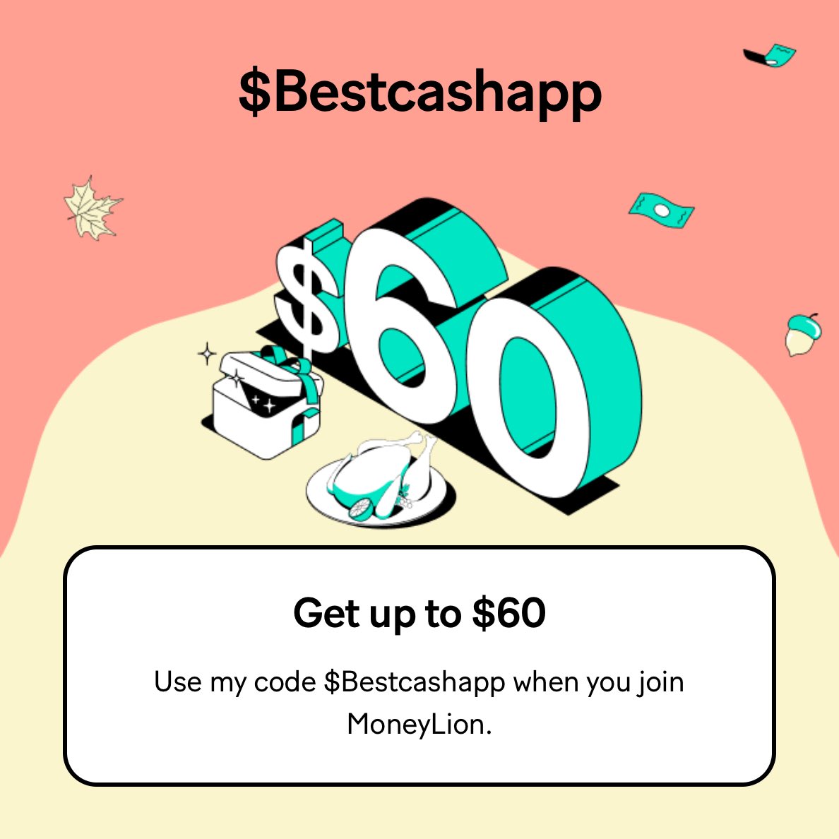jgdenaro's tweet photo. Get up to $60! Use my code $Bestcashapp
when you join MoneyLion.
https://t.co/cOTJD8IQWE https://t.co/yY4JpcSaqu