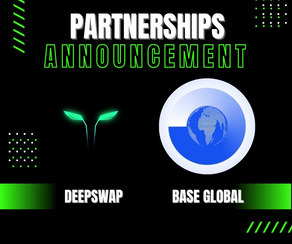 🎉🎉 We are happy to announce our next strategic partnerships <a href="/BaseGlobalMedia/">Base Global</a> - The strongest community and quality media in the Base Ecosystem! 💪

🌟 Now our journey to Base Ecosystem hasn't boundaries! 🚀