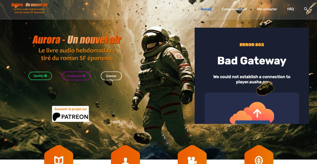 UEspace's tweet photo. D'ici 2 semaines, retrouvez mon second roman dans une expérience audio inédite ! A mi chemin entre le livre audio et le podcast, vous pourrez vous évader chaque semaine sur la planète Mars, en compagnie de l'équipe Aurora ! Stay tuned !! https://t.co/Us93g36e7X