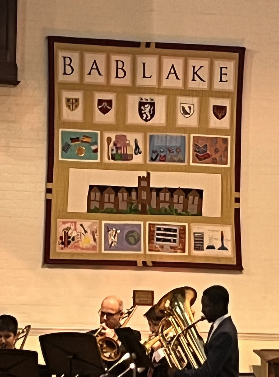 Beautiful autumn concert with my mum and dad, who’s 80 … lovely moment when he sees “his” Fairfax house crest which is the same house our 3 children Jake, Kate & Lara were/are in. Love this community @BablakeSchool so much 💖