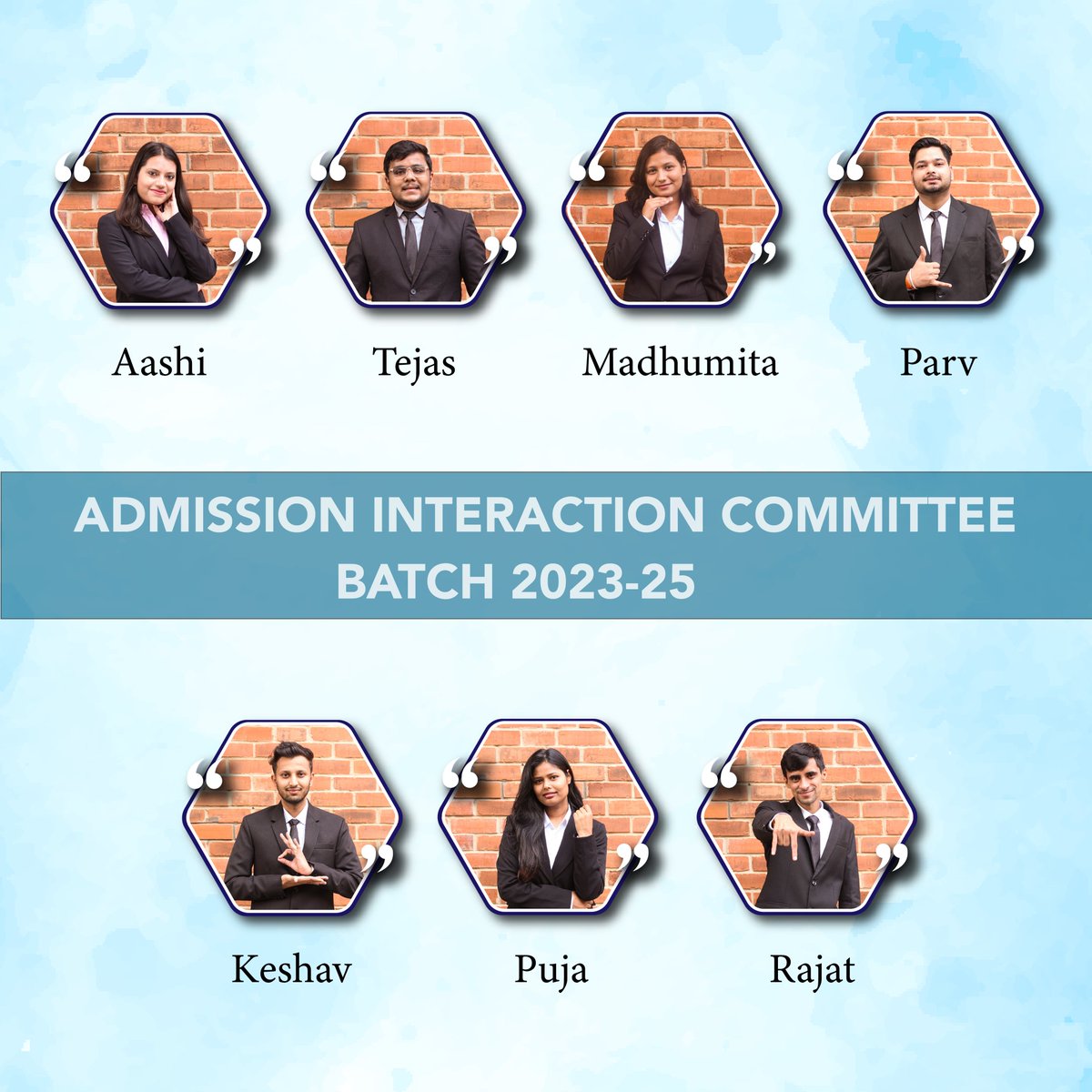 IMT_Nagpur's tweet photo. #Exemplifying the institution's core values, they are the welcoming gateway to the college, tirelessly exploring its remarkable potential. Introducing the #Admissions Interaction #Committee for the class of 2023-2025. #IMTN #TheIMTNExperience #IMT #StudentLifeAtIMTN #PGDM https://t.co/l2ma9SAsf4