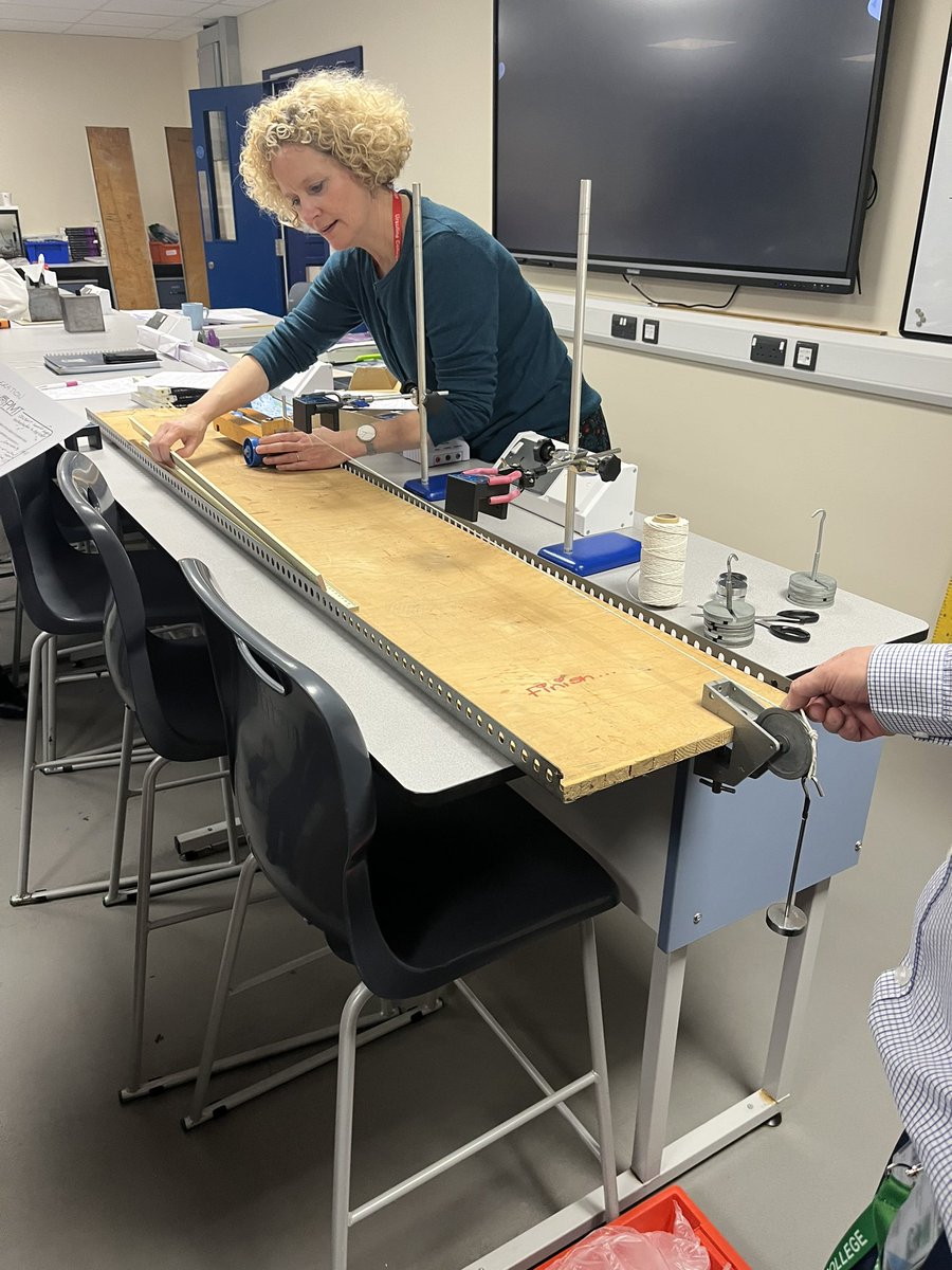 Amazing CPD for my department delivered by the very best <a href="/ChristinaAstin/">Christina Astin FCCT FInstP</a>! Thank you for your time, knowledge and tips in supporting us with our Physics required practicals!