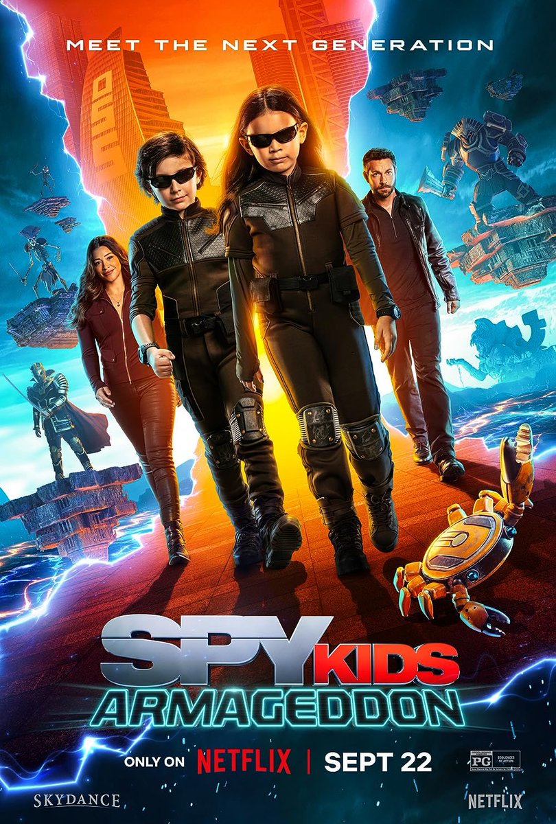 WATZUPMAG's tweet image. #SpyKidsArmageddon est à #SpyKid ce que Pacific Rim est à Pacific Rim Uprising, une suite jouant la surenchère et dénuée de sens.
Les enfants s’amuseront (ou pas) dans un déluge d’effets spéciaux lorgnant sur les jeux vidéos. Je suis trop vieux pour ces conneries. Sur @NetflixFR.