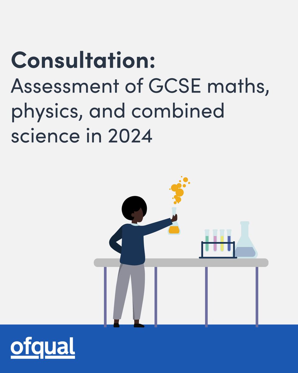 Respond to Ofqual's consultation to tell us what you think about the use of formulae and equation sheets following @educationgovuk's decision that students don’t need to memorise them for GCSE maths, physics and combined science exams in 2024: ⬇️ gov.uk/government/con…
