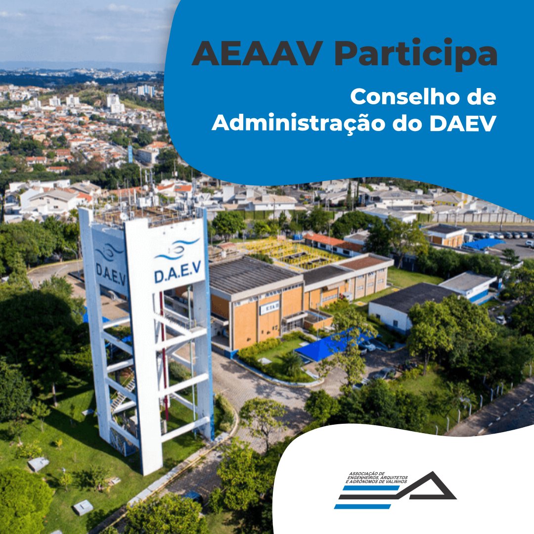 aeaavalinhos's tweet photo. A AEAAV participa dos Conselhos do Departamento de Águas e Esgoto de Valinhos.

A AEAAV tem cadeira permanente no Conselho de Administração do DAEV.

#trabalhovoluntário #AEAAVatuante #venhaparticipar #conselhosmunicipais #DAEV #associe #ConselhodeAdministraçãodoDAEV #Valinhos https://t.co/4edfYf2Tmb