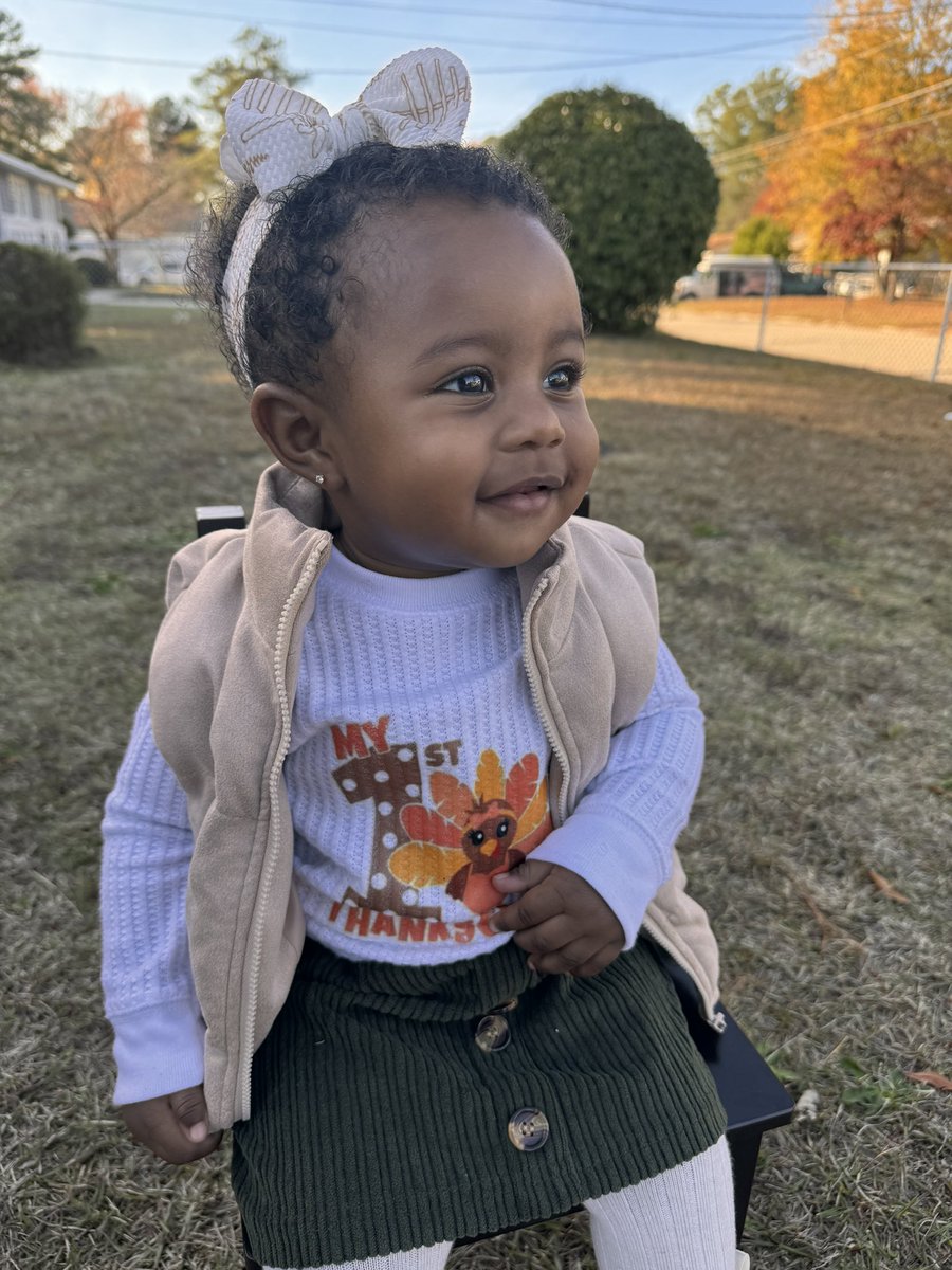 CoachJas321's tweet image. Happy Turkey Day from Mae Mae!! #SHEIN #babymodel