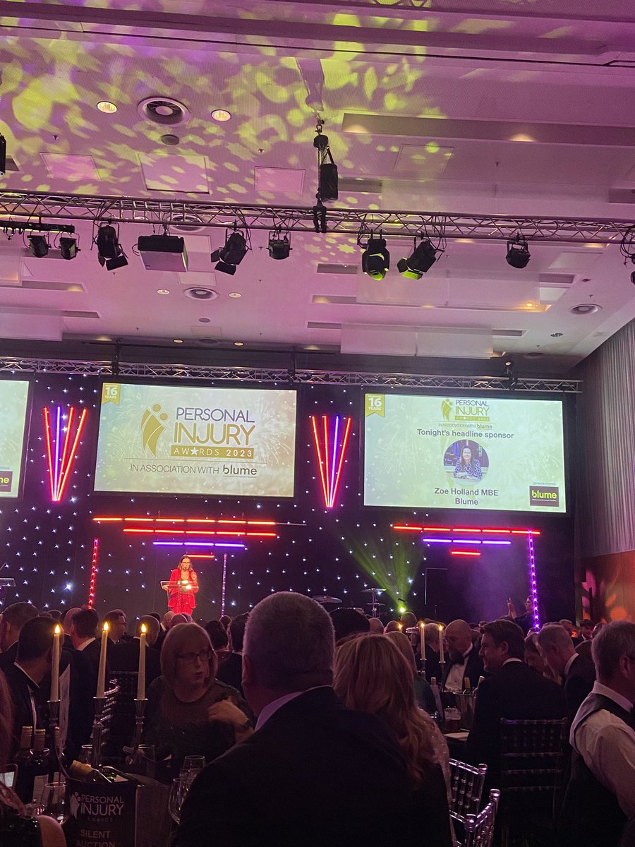 Thank you to @franceandassoc for hosting me tonight at the Personal Injury Awards - looking forward to the night ahead!