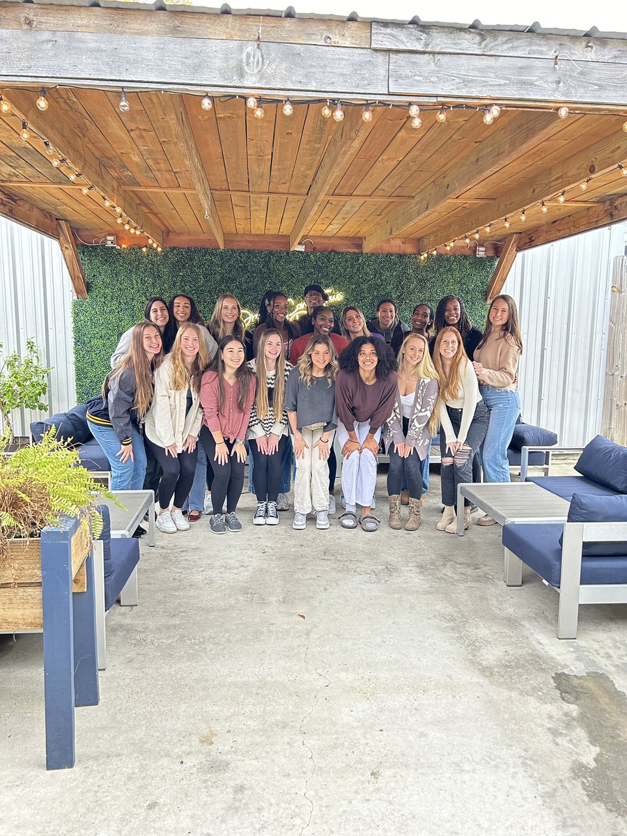 lsuvolleyball's tweet image. Thankful For This Group 💜