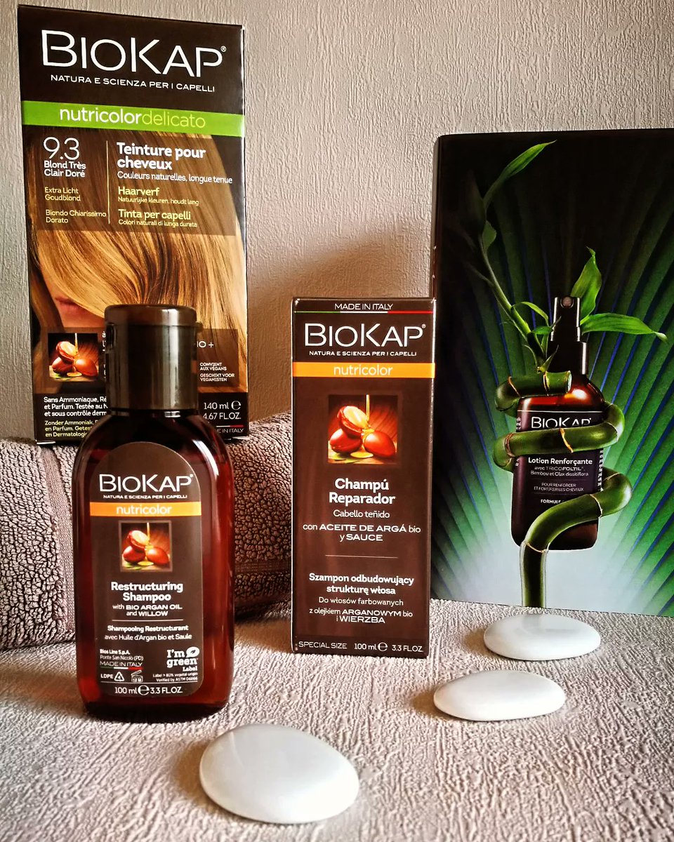 Emilie190180's tweet image. Hello #collaboration #produitoffert #2tests je vais pouvoir tester la coloration Bio Végétale et le Shampoing restructurant de chez @Biokap 🎁 2 tests combo parfait #biokap #teinture #colorationcheveux #vegan #hair #nutricolor #shampoingrestructurant23   #delicatobiokap23 #tests