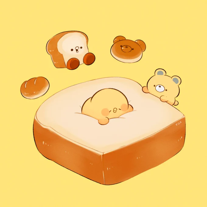 パンといっしょ  #きみピヨ