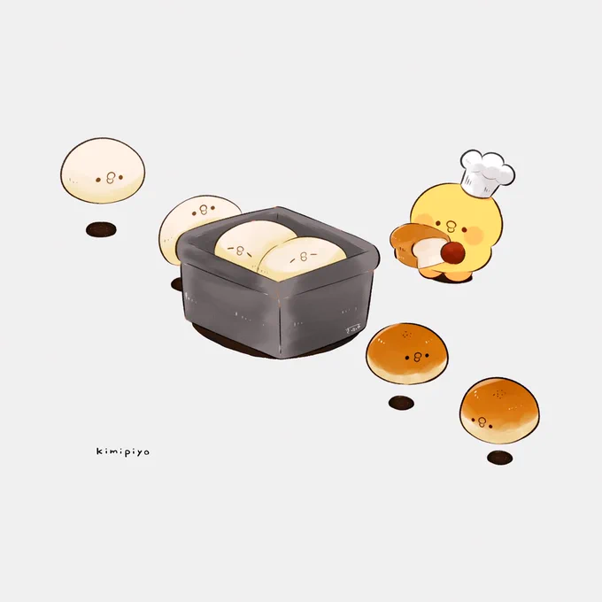 パンといっしょ  #きみピヨ