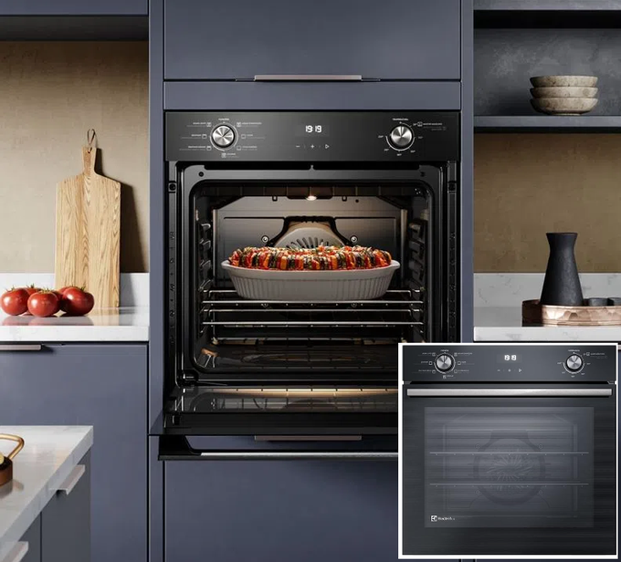 FORNO DE EMBUTIR ELÉTRICO ELECTROLUX 80L EFFICIENT COM PERFECTCOOK360 (OE8EH)