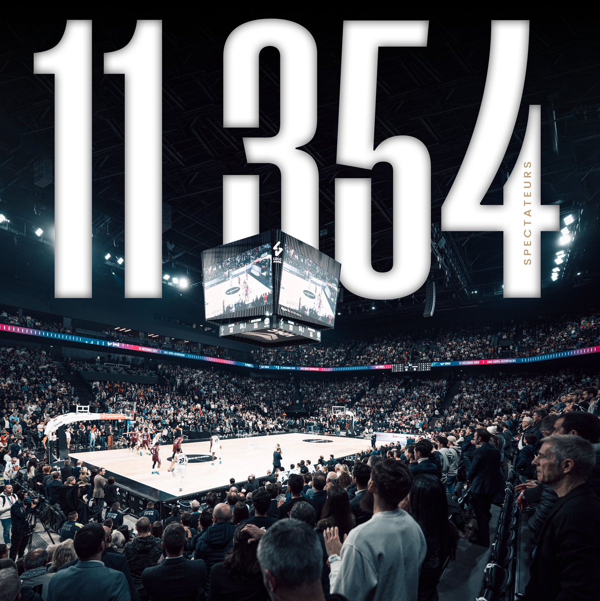 LDLCASVEL's tweet image. 11354 spectateurs, la @LDLC_Arena est pleine à craquer ! 😍

#LDLCASVEL
