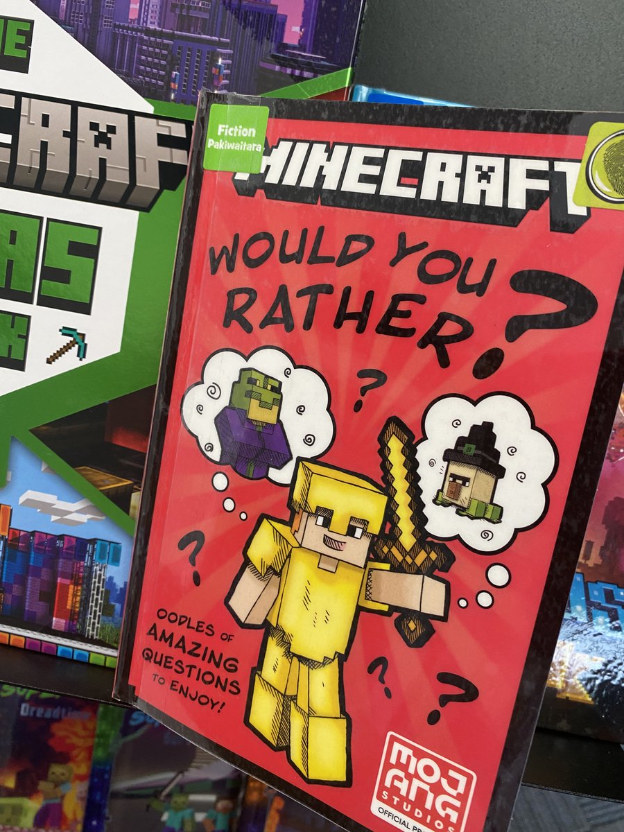 rawhitibythesea's tweet image. Want ideas for Minecraft builds?  Check out the new book 'The Minecraft Ideas Book.' Would you rather fight 5 baby zombies or be chased by a spider 5 times the size &amp;amp; strength of a usual spider? #RāwhitiSchool #MinecraftBooks