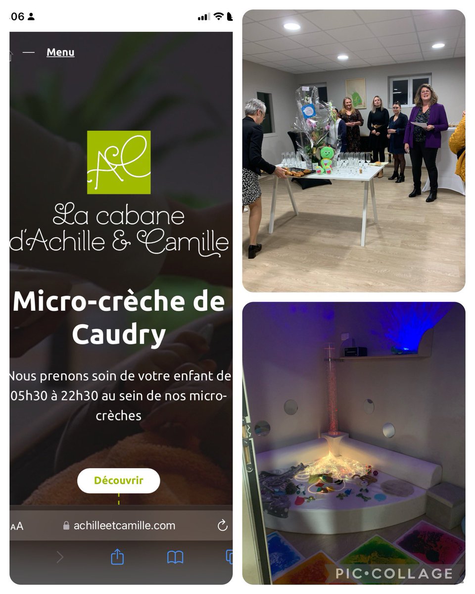 Ce soir inauguration de la cabane d’Achille et Camille : micro crèche à CAUDRY , 4 salariés recrutés avec l’accompagnement #poleemploiCaudry🎯#satisfactionemployeur😁