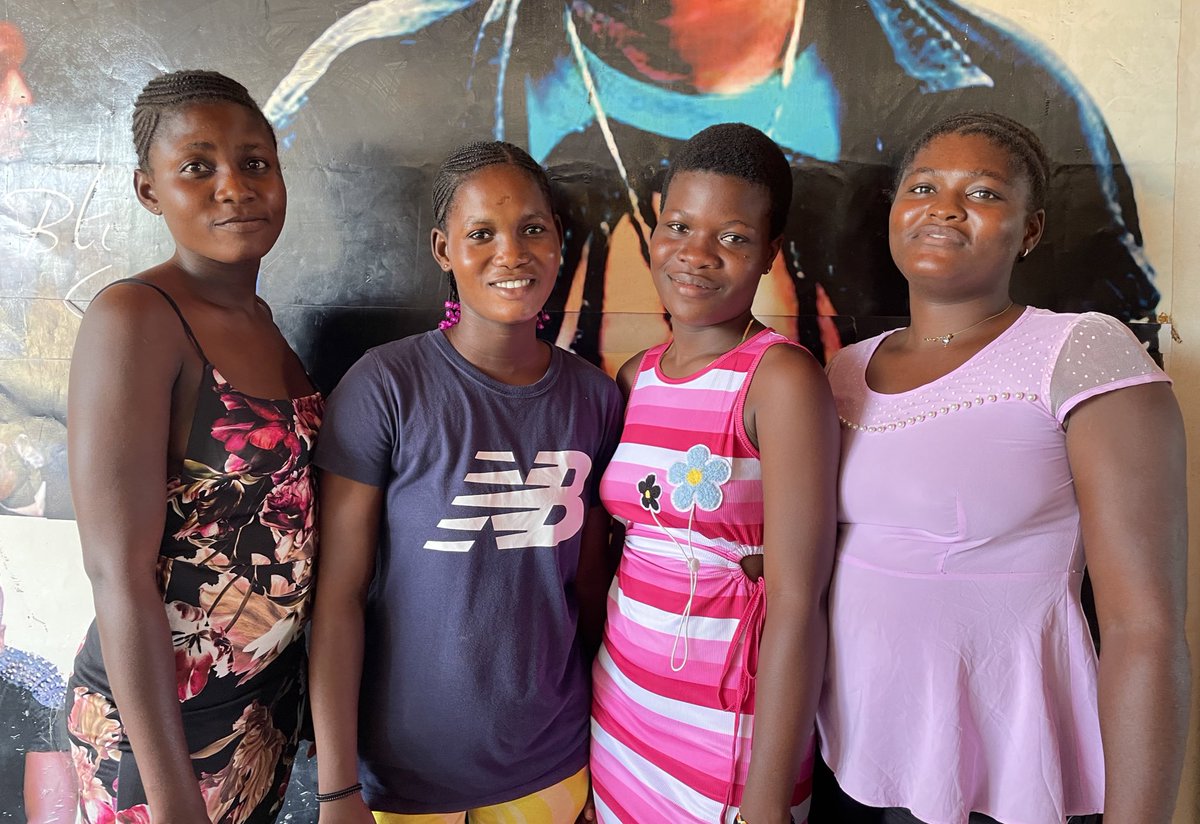 ProlinkGh's tweet photo. We paid a visit to some beneficiaries of the Women’s Economic Empowerment and Leadership (WEEL) project. We explored their active involvement &amp; gained insights into the diverse skill sets they’ve cultivated, spanning hairstyling, soap making &amp; makeup artistry!
#womenempowerment https://t.co/zGDQV7hMxP