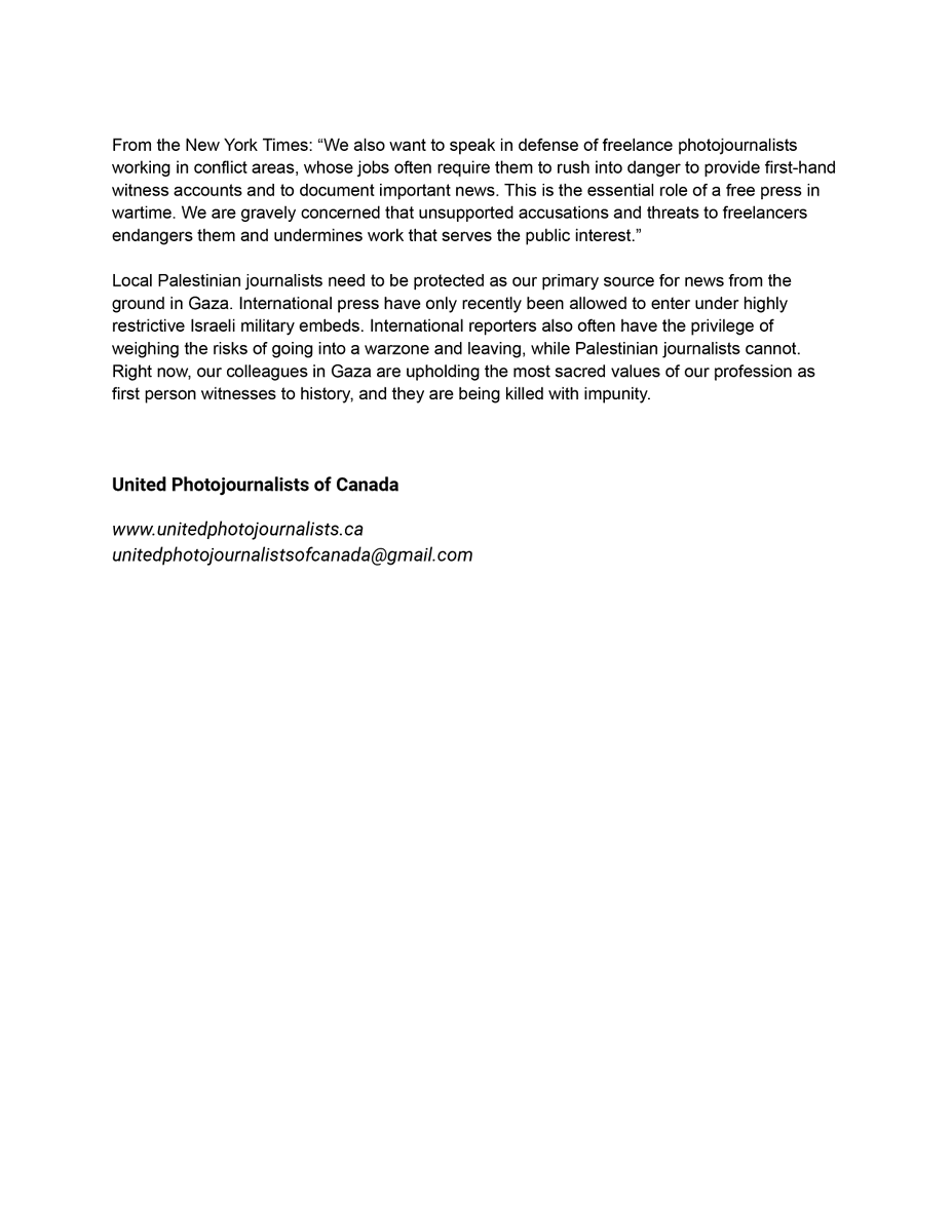 UPoC - United Photojournalists of Canada tweet media