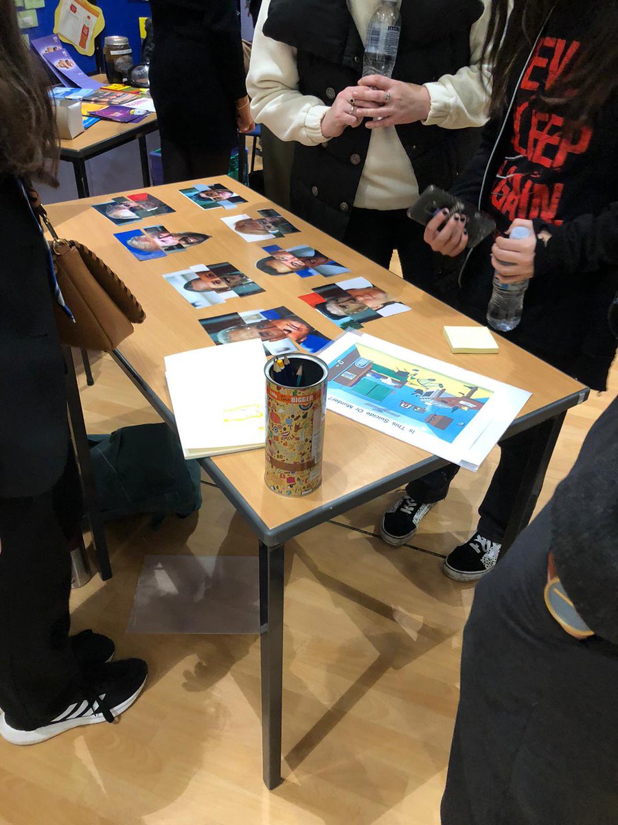 Social subjects and RMPS were at the soup and stovies event last night. Students had to unscramble faces of politicians, and solve a murder scene for Modern Studies. 😀