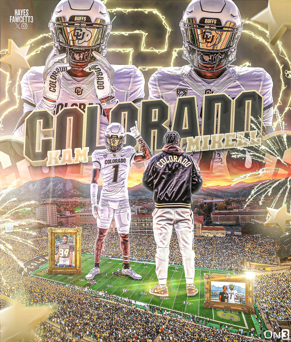 BREAKING: Four-Star CB Kam Mikell tells me he has Committed to Colorado! The 6’1 187 CB from Statesboro, GA chose the Buffaloes over Tennessee, Georgia, & Texas A&M Plans to play on both sides of the ball “We Here Now, LETS UP THE SKO.” on3.com/college/colora…