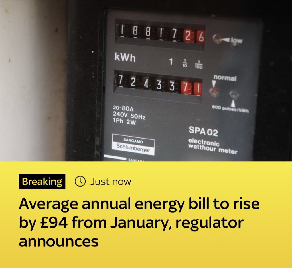 “Will the #AutumnStatement help alleviate the cost-of-living crisis?”

It’s alleviated it so well that the energy price cap was increased less than 24 hours later from £1834 to £1928

And the price cap is still £1000 more than what it was pre-pandemic

#bbcqt