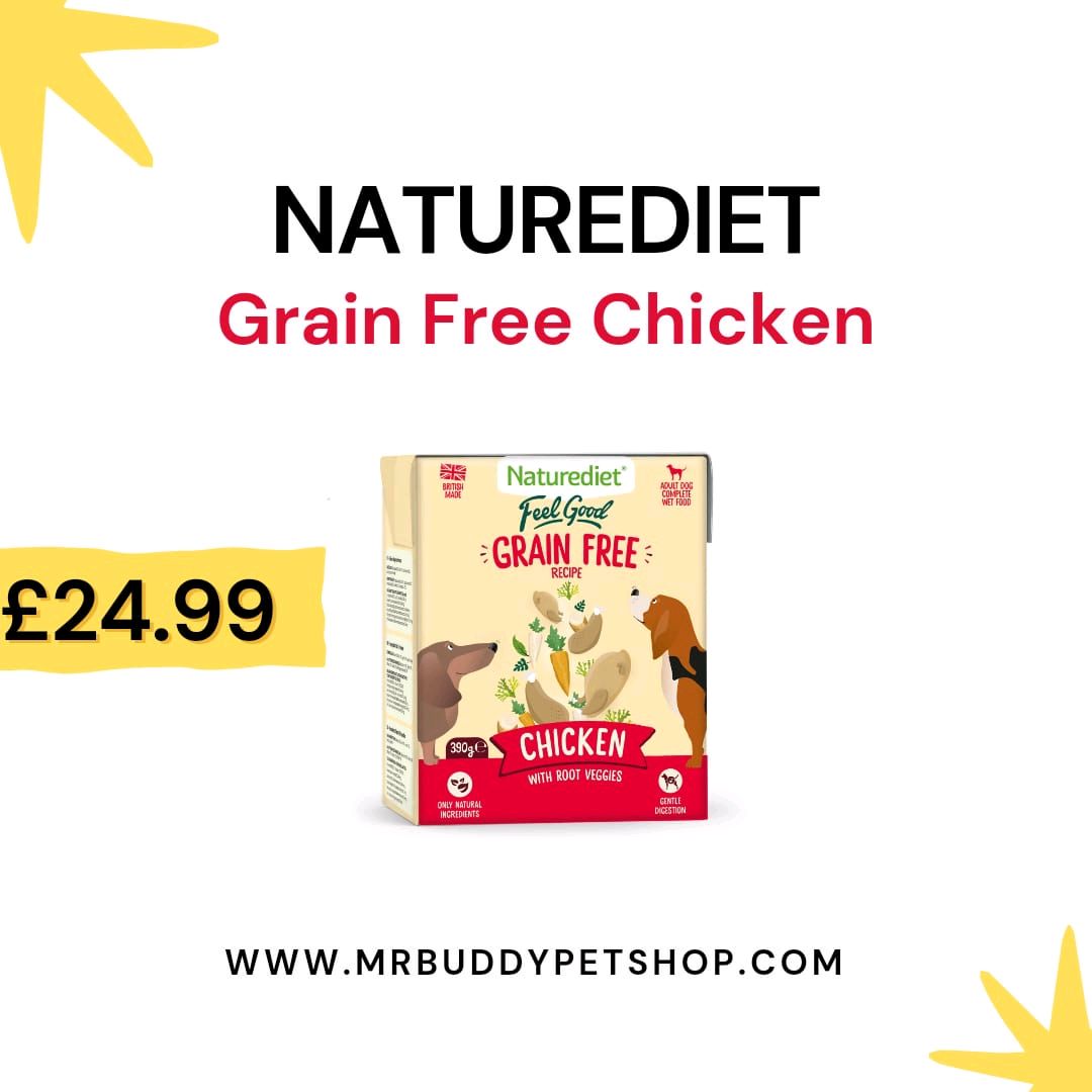 Naturediet grain free recipe with chicken and root veggies

#petsupplies #petslife #unitedkingdom #ukdogsofinsta #welovepets #uk #petshops #mrbuddypetshop #petparent #ukdogs #Edinburghcats #England #london #wales #yorkshire #britishdogs #wetdogfood #rawfood #instadogs #dogsofuk