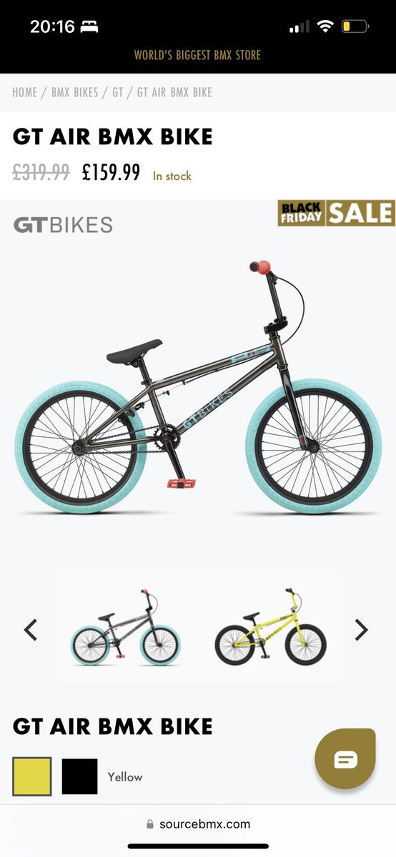 @SourceBMX what size bmx would I need for a 7 year old would this one be ok