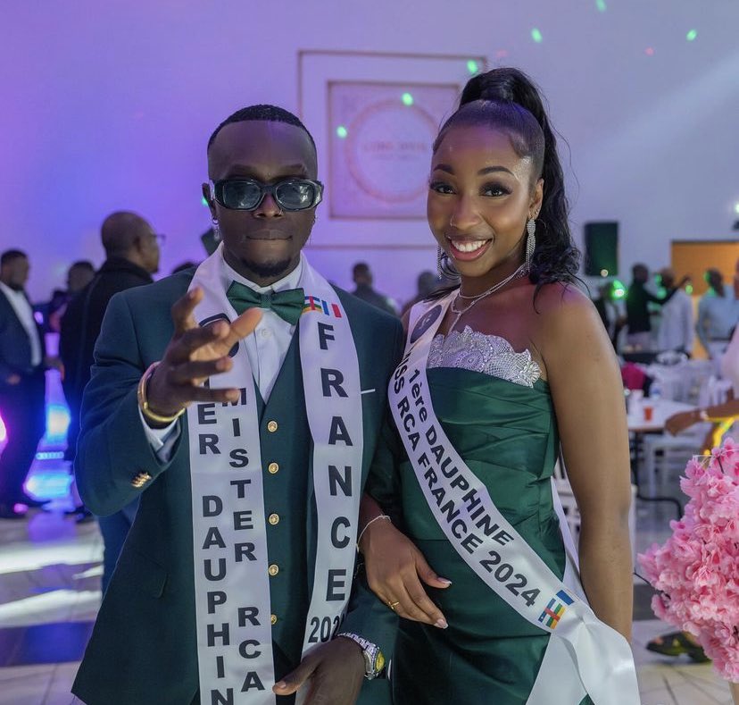 Obed la Mala notre 1er dauphin et Sherley notre 2ème dauphine 2024. 

Le jeune #Centrafricain a aussi le savoir faire, nous allons créé un espace pour faire rêver les plus jeunes. 

Un concept pour les jeunes par des jeunes. 🇨🇫😘
