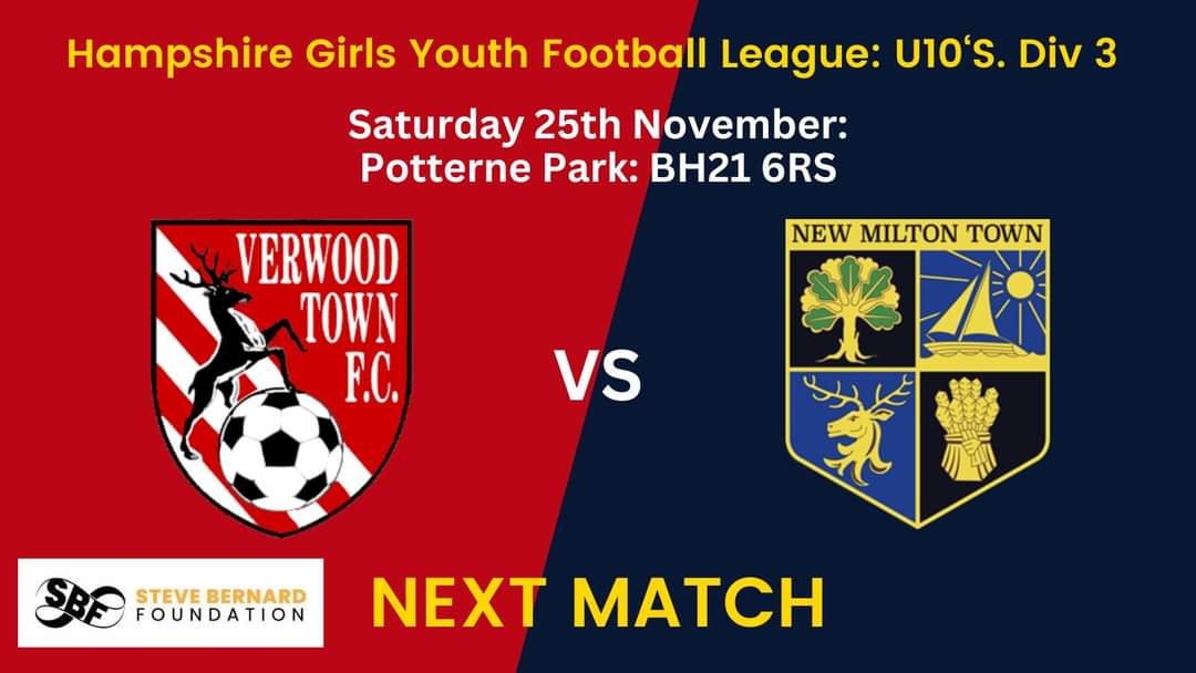 New Milton Town Women FC (@nmtladiesfc) on Twitter photo Good luck to our U10 who travel to take on Verwood Town YFC on Saturday. Keep flying the Linnets flag high girls.
<a href="/VerwoodLadies/">Verwood Town Ladies</a> #upthelinnets❤️💙 Good luck to our U10 who travel to take on Verwood Town YFC on Saturday. Keep flying the Linnets flag high girls.
<a href="/VerwoodLadies/">Verwood Town Ladies</a> #upthelinnets❤️💙