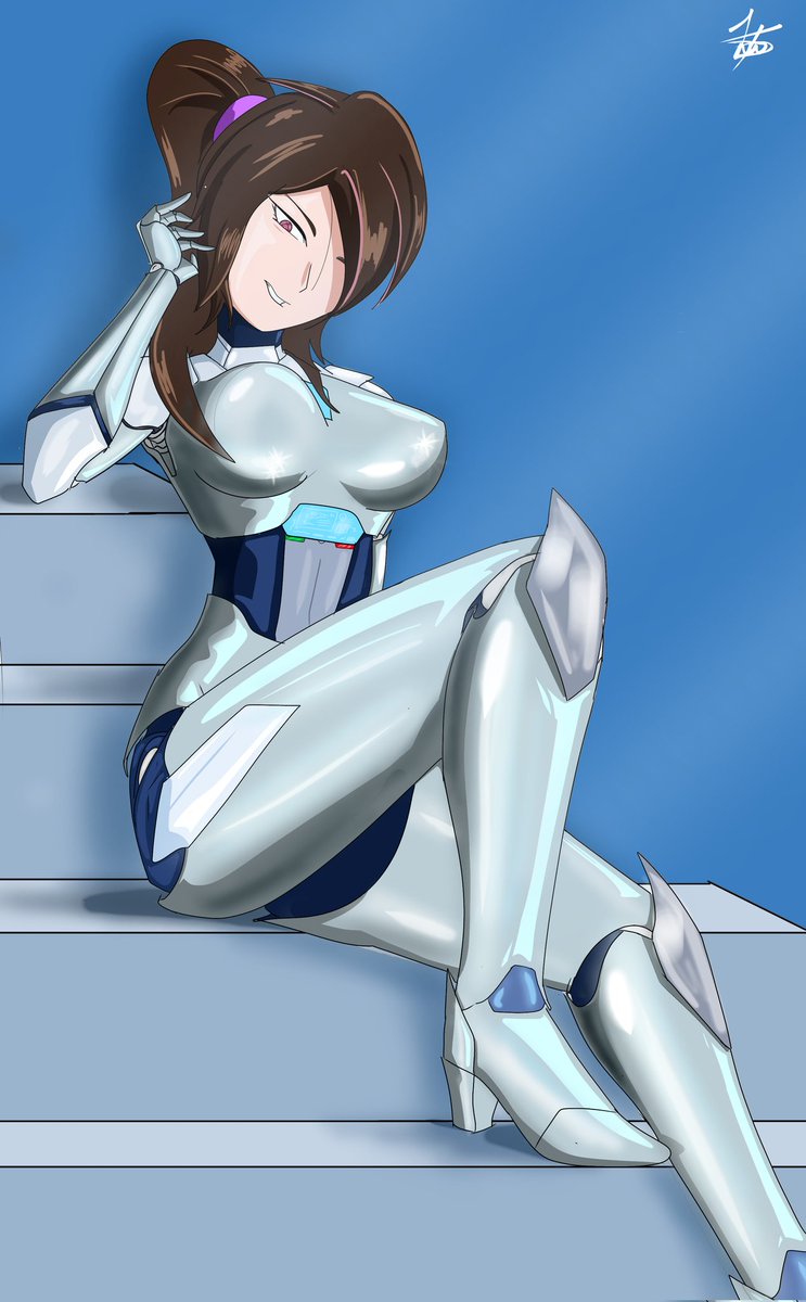 gomurzak61500's tweet photo. A draw of the character from @OCPEmployeeRC 

#robotgirl
#robot https://t.co/Raj90LlC5A
