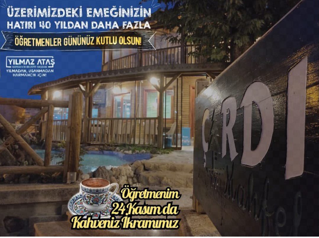 Atas_Yilmaz's tweet photo. Üzerimizdeki Emeğinizin Hatırı,
40 Yıl ile ölçülemez.
24 Kasım da Kahveniz Tüm tesislerimizde İkramımız😊
Öğretmenler Gününüz Kutlu Olsun.
Yılmaz Ataş
Harmancık Belediye Başkanı
@CardiMahfel @eko_turizm @HarmancKamp https://t.co/jjfDENrnpC