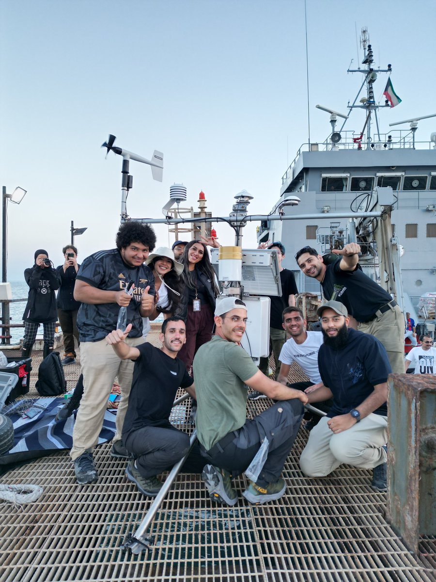Talrushaid's tweet photo. It was an Incredible experience! The sparkle in students eyes and their overwhelming passion made every moment preparing for the field trip and the deployment worth it.

This could not have been done without the help of Kuwait Coast Guard and @kfasinfo https://t.co/Z6VTBtQNg3