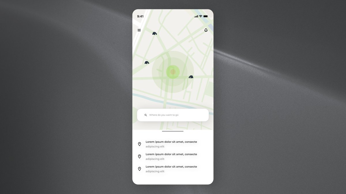 Day 30/100 of the #ui challenge : a map
